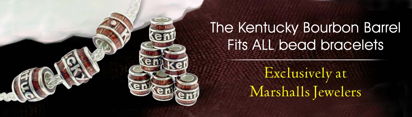 kentucky Barrel Bead Collection at Marshalls Jewelers